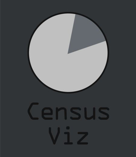 A logo with a pie chart on it