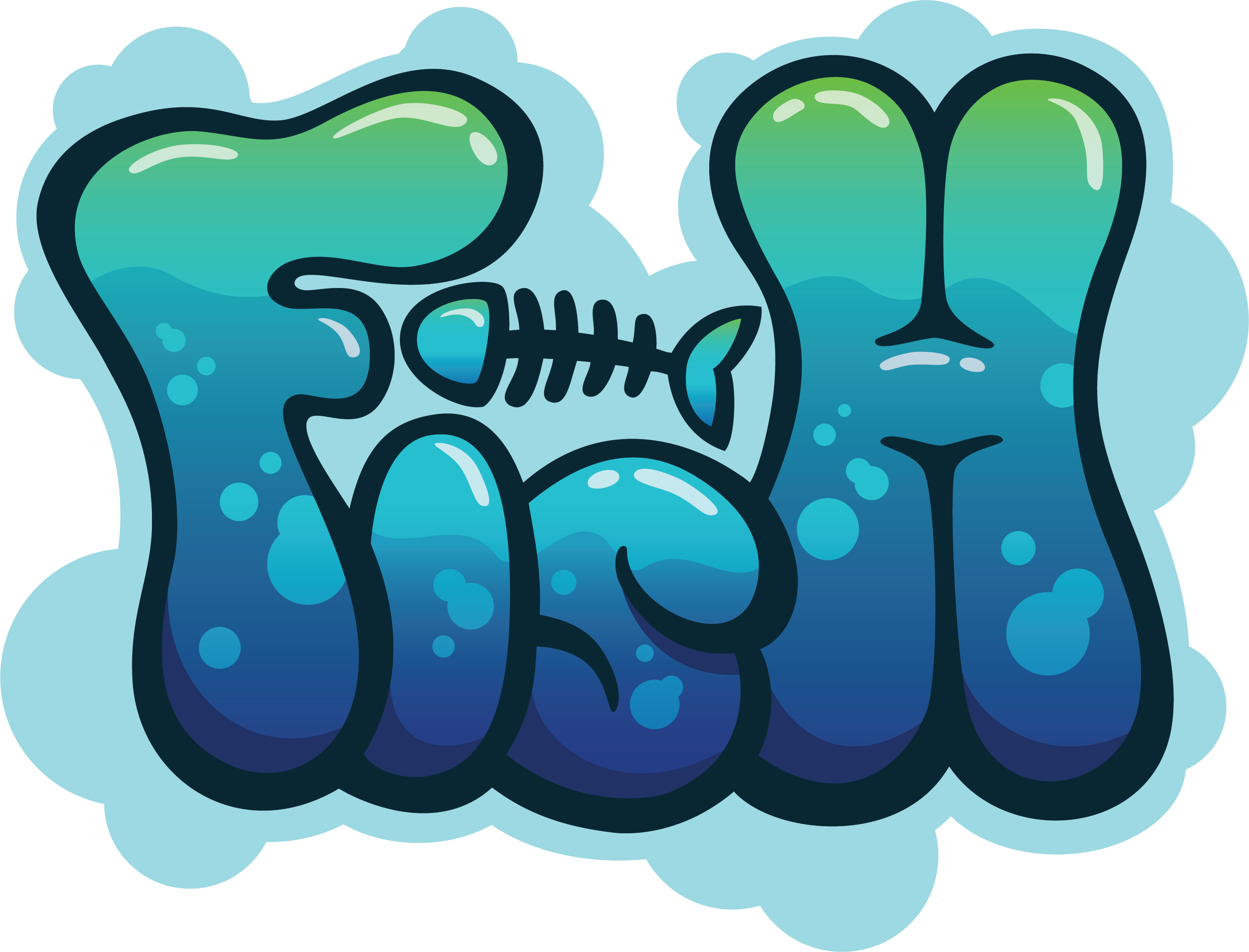 A vector styled throwie